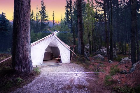 The Secluded Glampground In Montana That Will Take You A Million Miles Away From It All