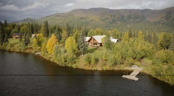 The Remote Getaway In Alaska Completely Surrounded By Stunning Natural Beauty