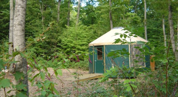 The Secluded Glampground In Michigan That Will Take You A Million Miles Away From It All
