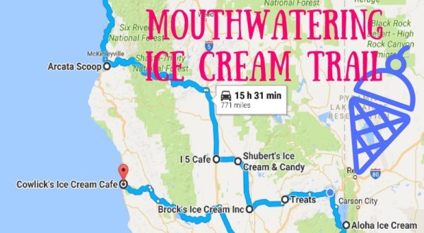 There’s Nothing Better Than This Mouthwatering Ice Cream Trail In Northern California