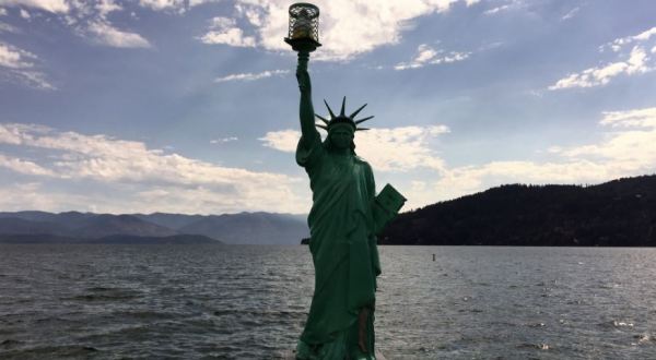 Most People Don’t Know There’s A Little Lady Liberty In Idaho