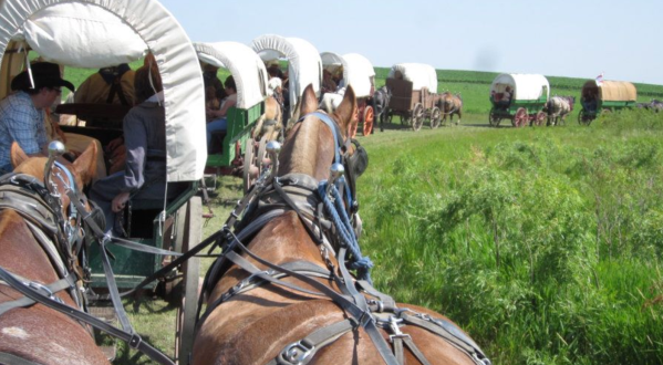 You’ll Never Forget This Covered Wagon Train Trip Through North Dakota