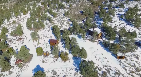 There’s Something Terrifying About This Snowy Nevada Ghost Town