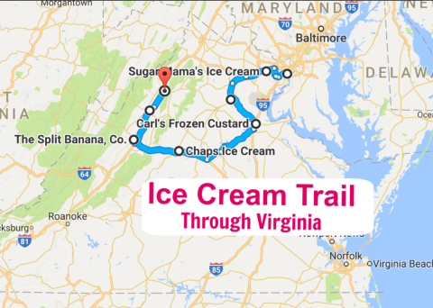 There’s Nothing Better Than This Mouthwatering Ice Cream Trail In Virginia