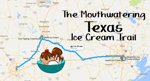 The Mouthwatering Ice Cream Trail In Texas Is All You've Ever Dreamed Of And More
