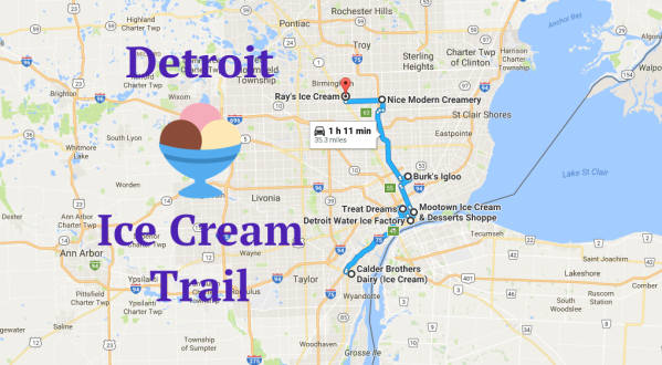 This Mouthwatering Ice Cream Trail In Detroit Is All You’ve Ever Dreamed Of And More