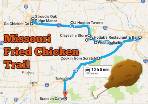 There's Nothing Better Than This Mouthwatering Fried Chicken Trail In Missouri