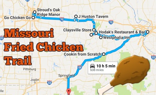 There’s Nothing Better Than This Mouthwatering Fried Chicken Trail In Missouri