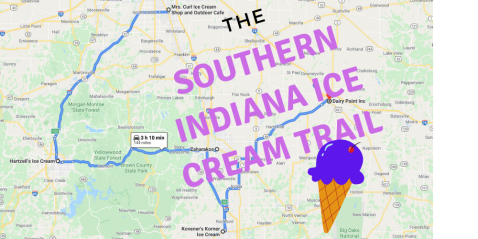 This Mouthwatering Ice Cream Trail In Indiana Is The Sweetest Adventure In The State