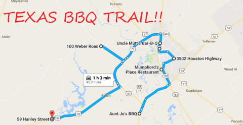 There's Nothing Better Than This Mouthwatering BBQ Trail In Texas