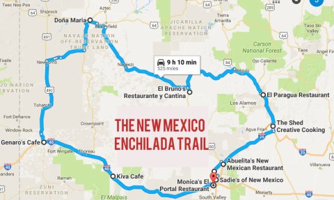 There's Nothing Better Than This Mouthwatering Enchilada Trail In New Mexico