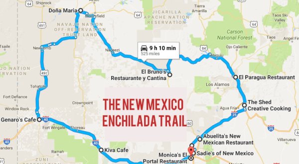 There’s Nothing Better Than This Mouthwatering Enchilada Trail In New Mexico