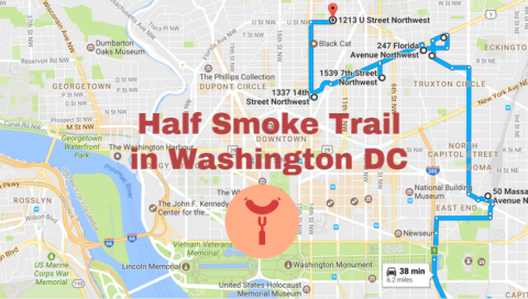 There's Nothing Better Than This Mouthwatering Half Smoke Trail In Washington DC