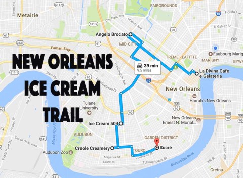 This Mouthwatering Ice Cream Trail In New Orleans Is All You've Ever Dreamed Of And More