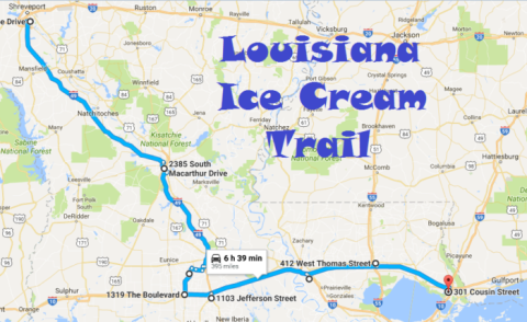This Mouthwatering Ice Cream Trail In Louisiana Is All You've Ever Dreamed Of And More