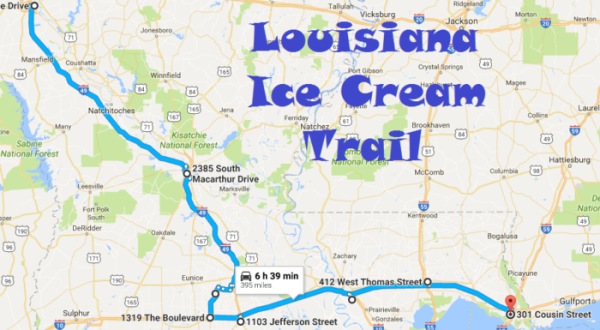 This Mouthwatering Ice Cream Trail In Louisiana Is All You’ve Ever Dreamed Of And More