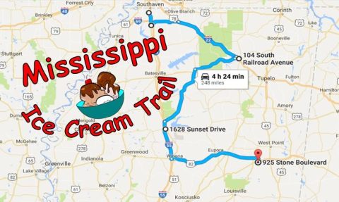 This Mouthwatering Ice Cream Trail In Mississippi Is All You've Ever Dreamed Of And More