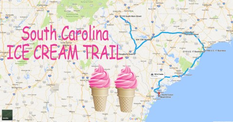 This Mouthwatering Ice Cream Trail In South Carolina Is All You’ve Ever Dreamed Of And More