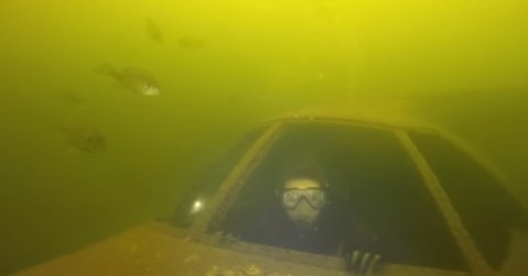 Most People Don't Know There's A Sunken Plane Deep Below This Lake In South Carolina