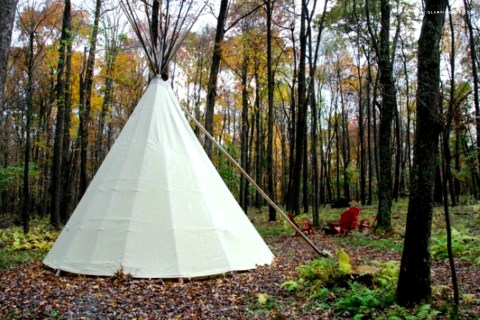 The Secluded Glampground In Maryland That Will Take You A Million Miles Away From It All