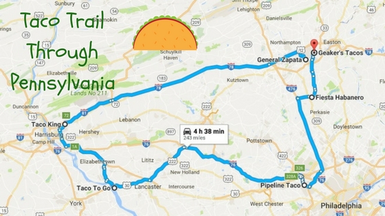 Your Tastebuds Will Go Crazy For This Amazing Taco Trail In Pennsylvania