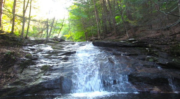 A Ride Down This Epic Natural Waterslide In Massachusetts Will Make Your Summer Complete