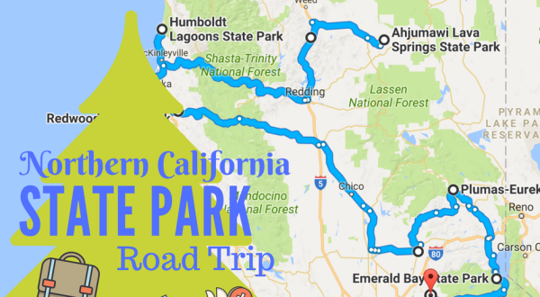 This Scenic Road Trip Through Northern California’s Most Picturesque Parks Is Perfection