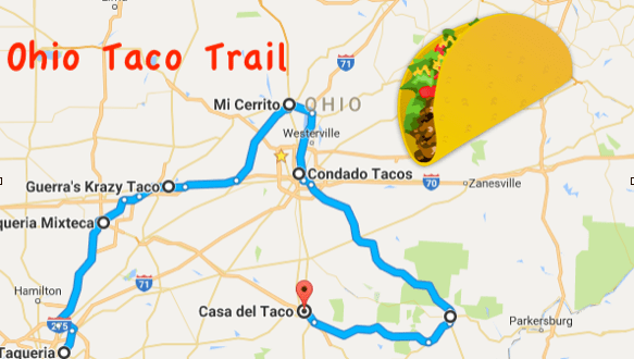 This Amazing Taco Trail In Ohio Takes You To 7 Tasty Restaurants
