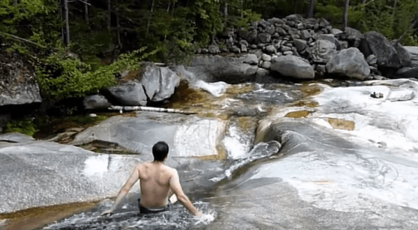 A Ride Down This Epic Natural Waterslide In Maine Will Make Your Summer Complete