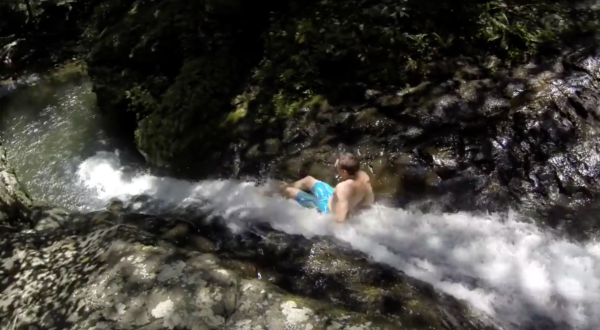 A Ride Down This Epic Natural Waterslide Near Washington DC Will Make Your Summer Complete