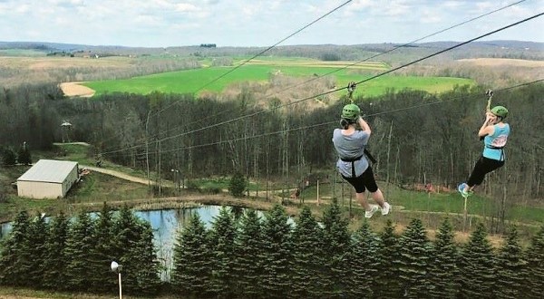 The Epic Canopy Course Near Pittsburgh That Will Bring Out The Adventurer In You