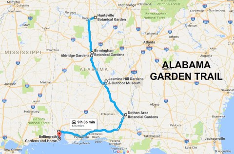 The Breathtaking Garden Trail In Alabama That You Must See To Believe