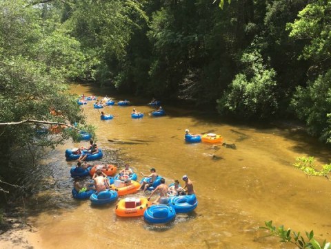 There's Nothing Better Than Alabama's Natural Lazy River On A Summer's Day