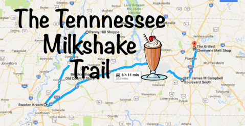 The Tennessee Milkshake Trail That's Perfect For A Summer Day Trip