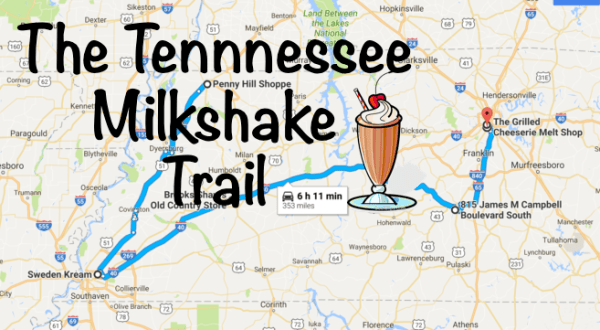 The Tennessee Milkshake Trail That’s Perfect For A Summer Day Trip