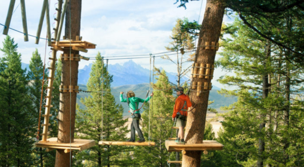 The Epic Canopy Course In Wyoming That Will Bring Out the Adventurer In You