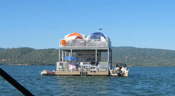 These Floating Campsites In Northern California Are The Ultimate Place To Stay Overnight This Summer