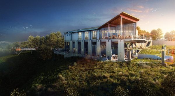 The Incredible New Restaurant That Sits High Above A California Zoo