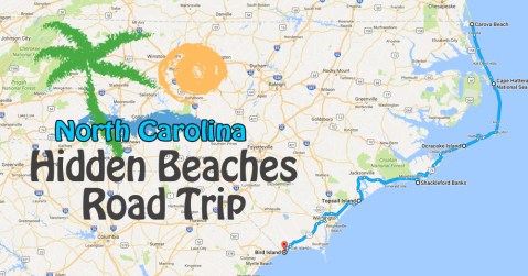 The Hidden Beaches Road Trip That Will Show You North Carolina Like Never Before