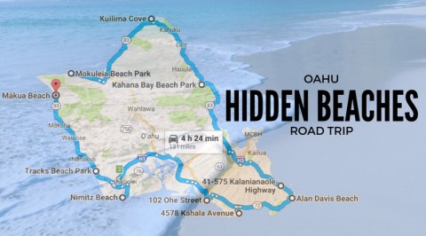 The Hidden Beaches Road Trip That Will Show You Hawaii Like Never Before