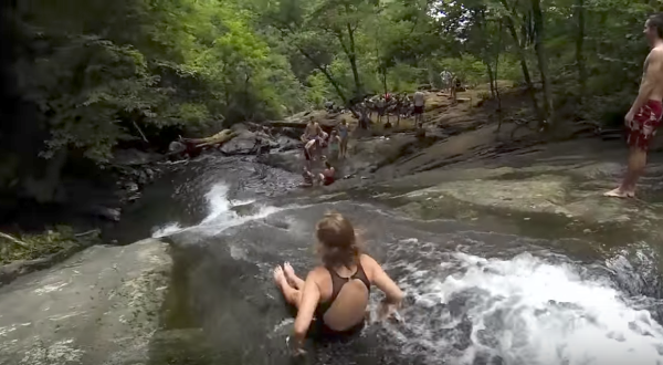 A Ride Down This Epic Natural Waterslide In Virginia Will Make Your Summer Complete