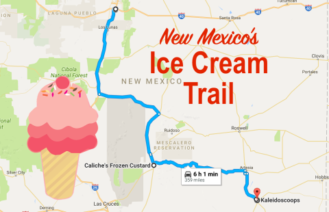 This Mouthwatering Ice Cream Trail In New Mexico Is All You've Ever Dreamed Of And More