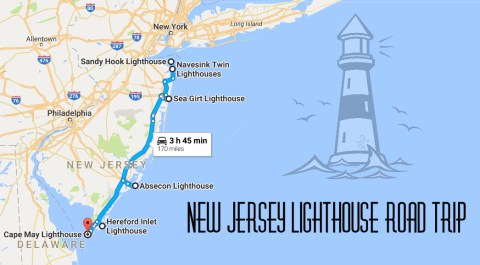 The Lighthouse Road Trip On The New Jersey Coast That's Dreamily Beautiful