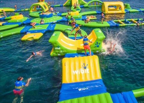 The Fantastic Floating Water Park In Indiana That Will Make Your Summer Epic