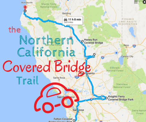 There's A Covered Bridge Trail In Northern California And It's Everything You've Ever Dreamed Of