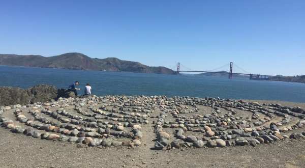 Most People Have No Idea There’s A Fascinating Labyrinth Hidden On This San Francisco Beach