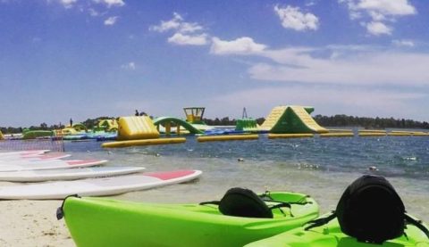 Floridians, You've Got To Check Out This Epic Floating Adventure Park Before Summer Ends