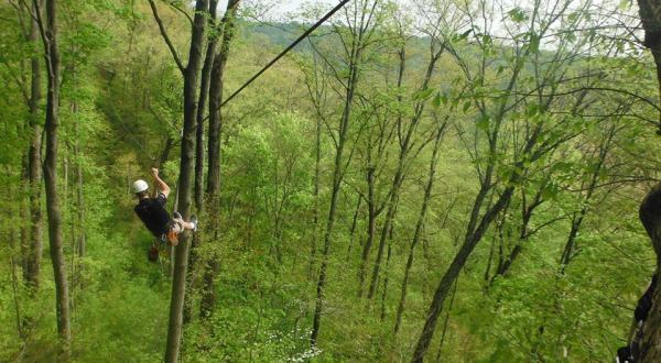 The Epic Zipline Near Cincinnati That Will Take You On An Adventure Of A Lifetime