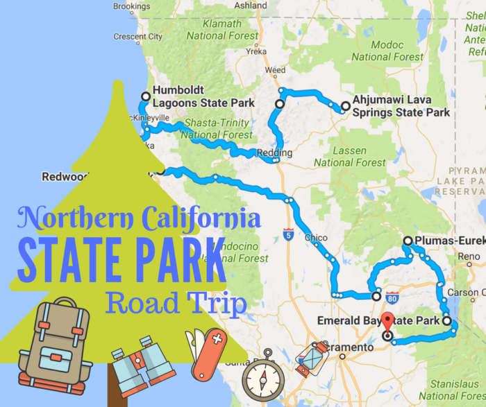 northern california road trips ideas