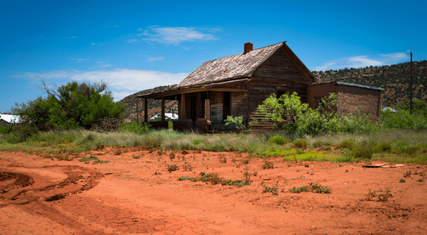 The Sun Is Scorching This Abandoned Ghost Town In The New Mexico Desert